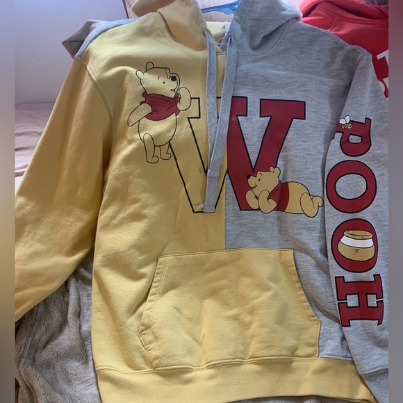 Disney Tops - Disney Yellow and Gray Hoodie